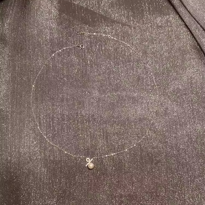 百分号珍珠项链女时尚轻奢高级感