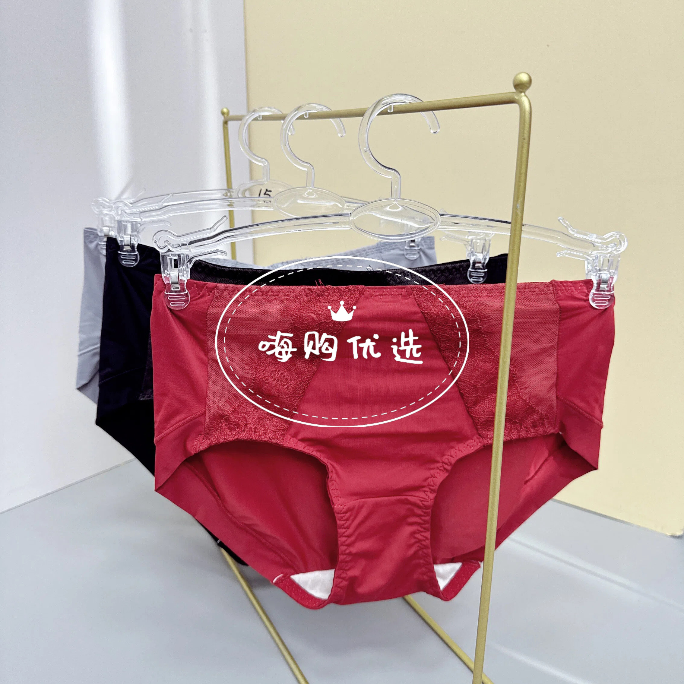 GM4-歌慕尔-精致蕾丝舒适裆部蚕宝宝高腰女士内裤-8512K,女士内衣/男士内衣/家居服,平角裤,淘宝优惠券,粉丝福利购,淘宝优惠卷