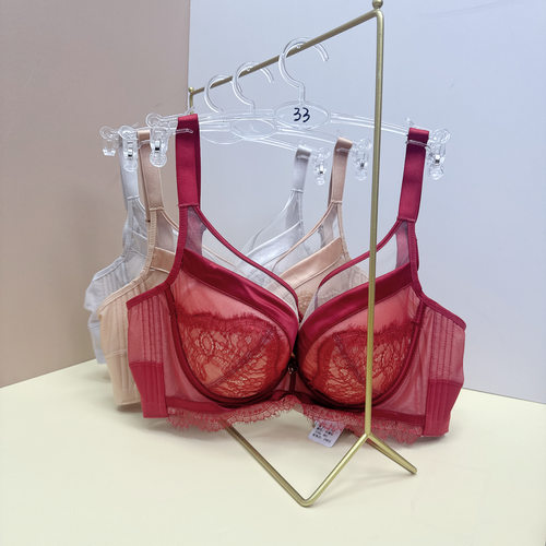 GM28-歌慕尔-中薄2mm软钢圈内里蚕宝宝收副乳防下垂内衣文胸6132B