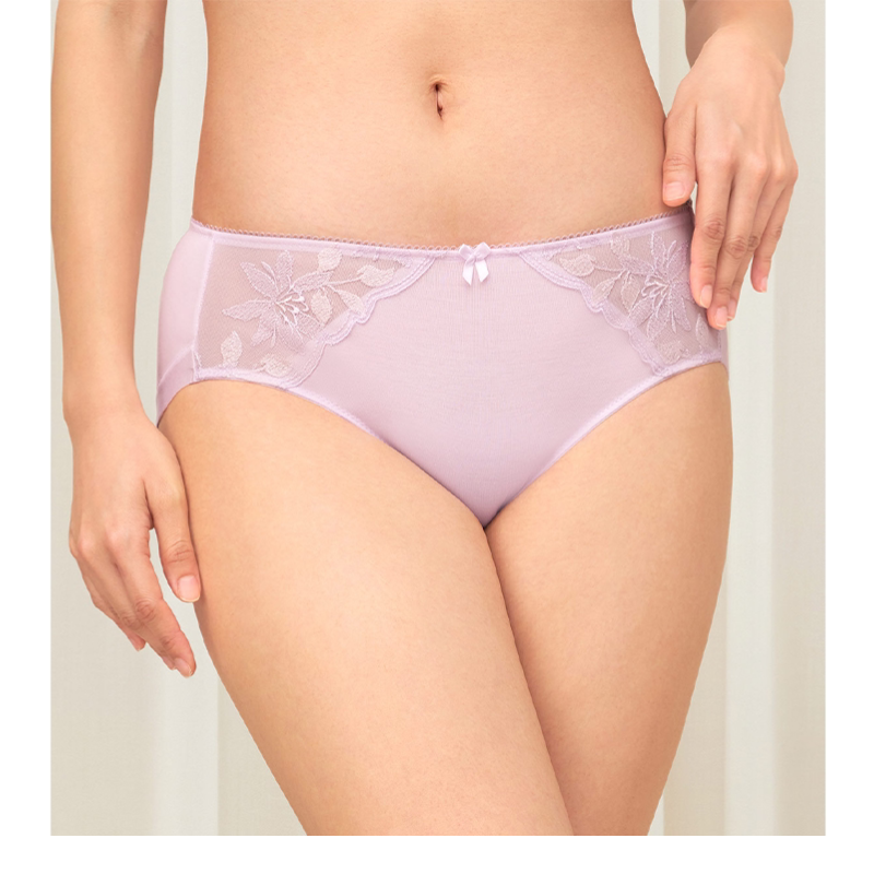 D46-黛蝴蝶杯配套中高腰莫代尔舒适女士内裤1条装-87-2339