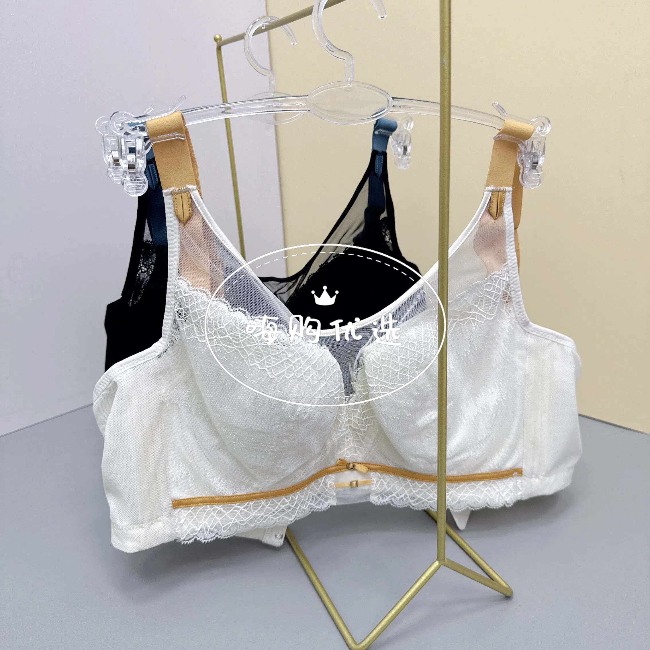 GM35-歌慕尔-超薄杯抹胸款内里蚕宝宝软钢收副乳内衣文胸-8302J