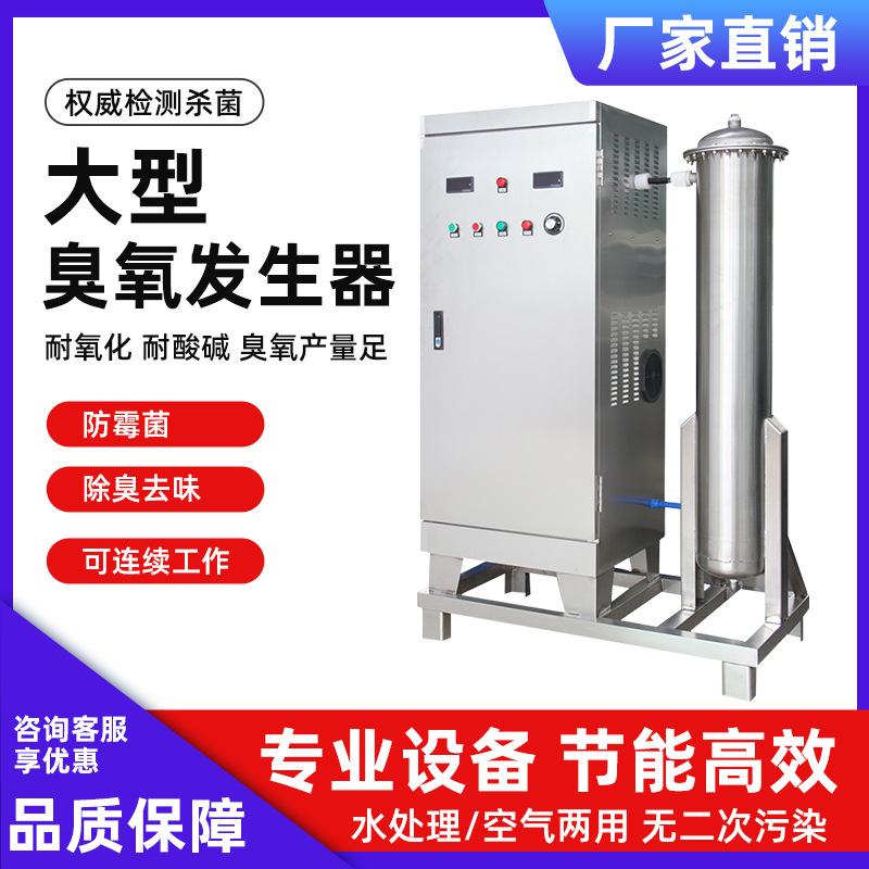 工业级臭氧发生器水处理一体机100g消毒氧气源臭氧机脱色源头