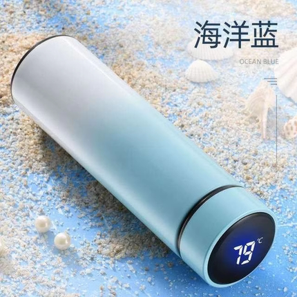智能保温杯304不锈钢大容量男女学生韩版简约可爱潮流显示温度ins