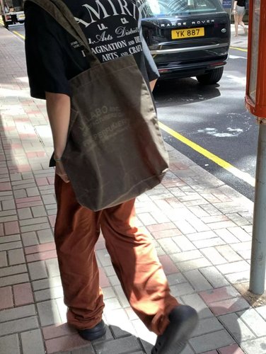 lelabo蜡质帆布托特包手提袋