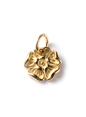 GODSUNS18K金玫瑰蔷薇花吊坠