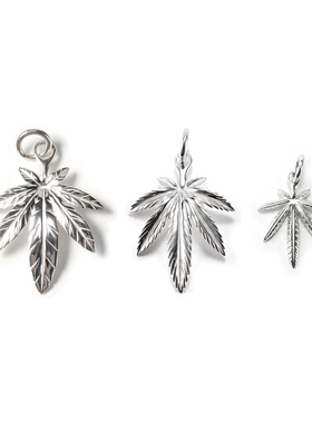 GODSUNS纯银树叶吊坠印第安风