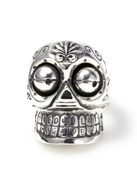 GALCIA男士SV925欧美复古骷髅头