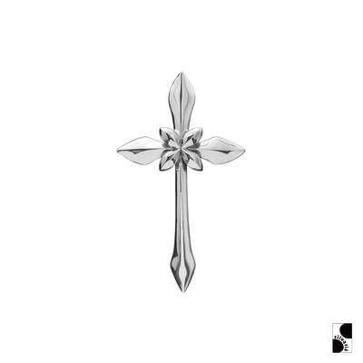 GOGOLLAM简约十字架吊坠男女