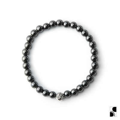LONEONES赤铁矿浮雕银珠手串