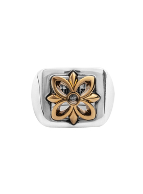 GOGOLLAM男女925银+K18戒指