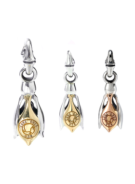 =silvarie=LONE ONES 美国潮流银饰 18K片金泪铃Tear纯银铃铛吊坠