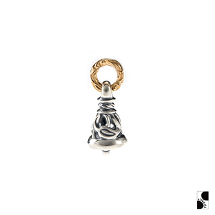 =silvarie=LONE ONES 18K黄金环美国铃铛吊坠CRANE BELL鹤铃男女