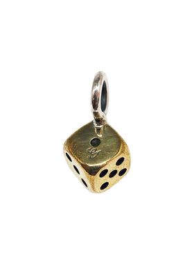 骰子项链纯银欧美复古吊坠