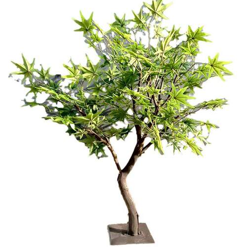 仿真青枫工程造景绿植假树室内装饰落地酒店商场仿真树枫树马醉木