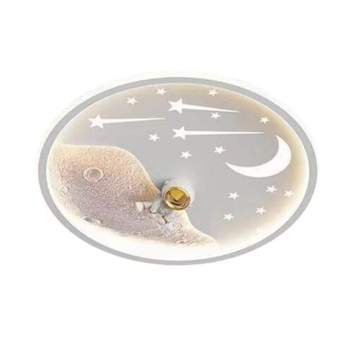 卡通太空宇航员儿童房间灯2024年新款创意星球男女孩卧室吸顶灯具