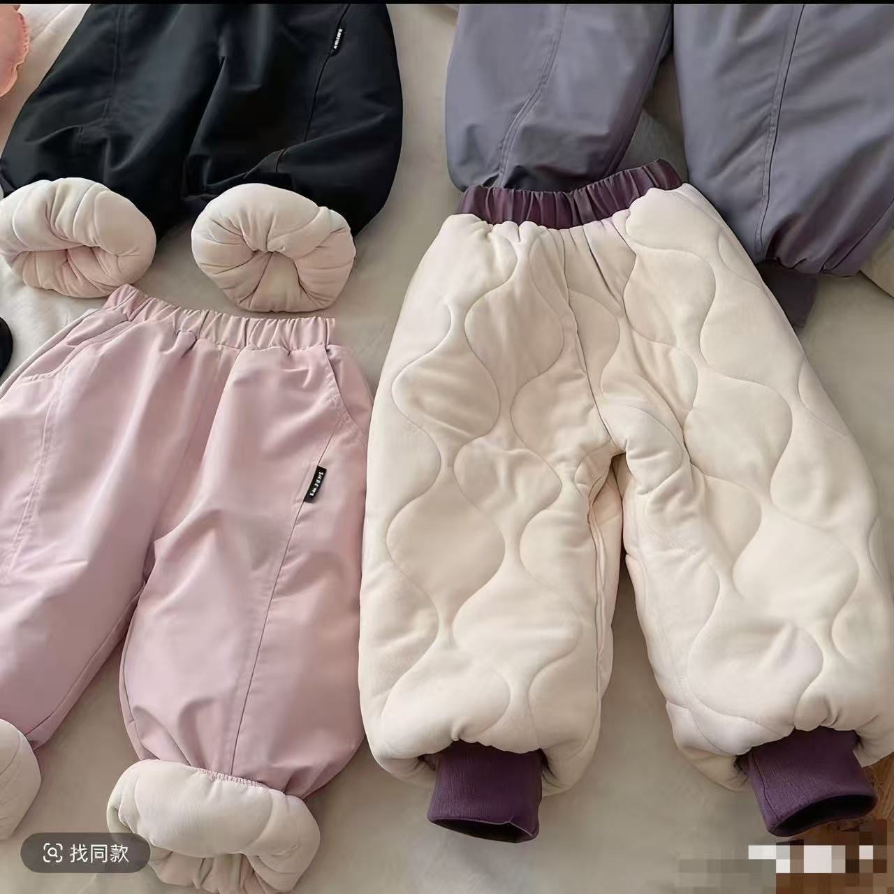 男女童冬季三层加厚裤子保暖加厚男女宝宝百搭棉裤休闲裤束脚裤,童装/婴儿装/亲子装,裤子,淘宝优惠券,粉丝福利购,淘宝优惠卷