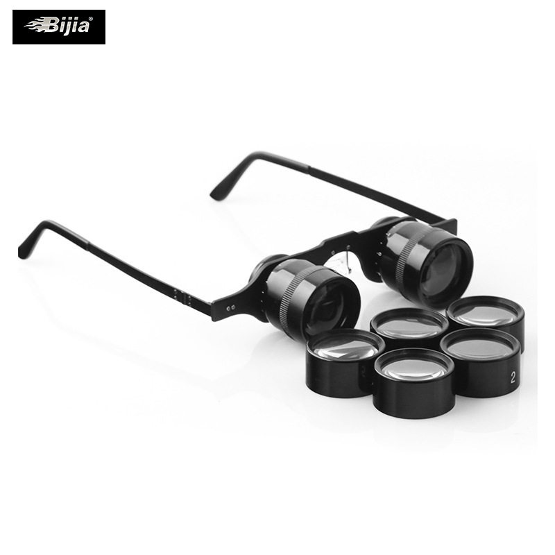 BIJIA2.×眼镜式远近单目助视器眼镜式望远镜钓鱼镜微光夜视