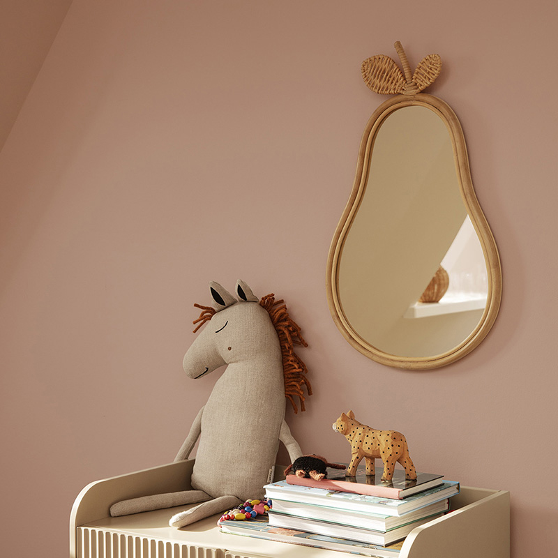 Ferm Living Apple Mirror儿童房穿衣镜墙面挂镜