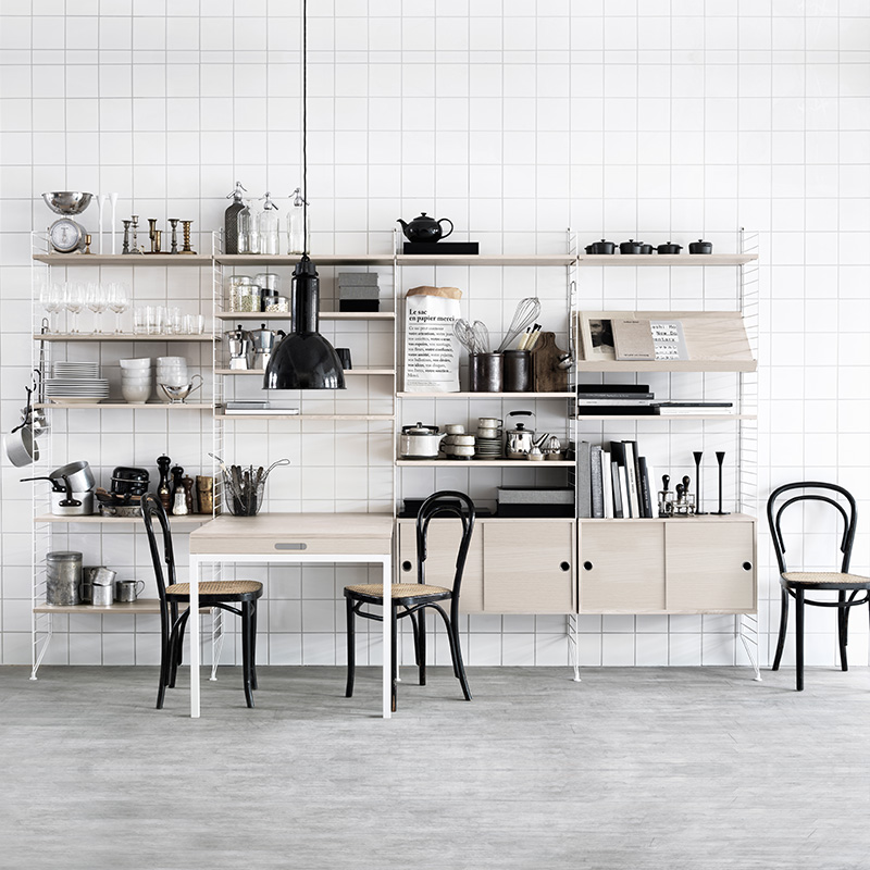 瑞典String墙上置物架定制收纳