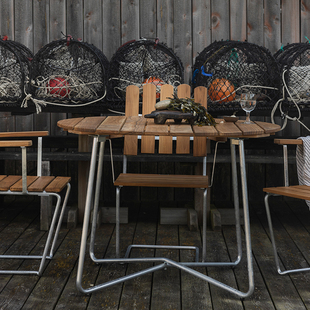 String Classic系列户外圆桌北欧风简约设计感休闲桌 Grythyttan