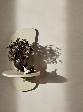 Ferm Living Pilu Shelf 简约壁挂式置物架客厅走廊装饰架陈列架