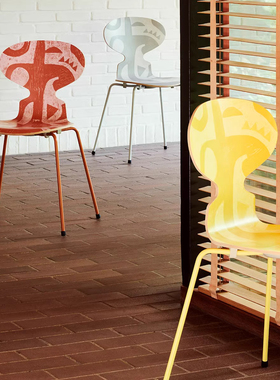 官方正品现货Fritz Hansen ANT蚂蚁椅餐椅Arne Jacobsen北欧经典