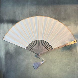 出口美国朋克骑士TC4全钛合金扇子战术防身功夫太极钛折扇纯金属