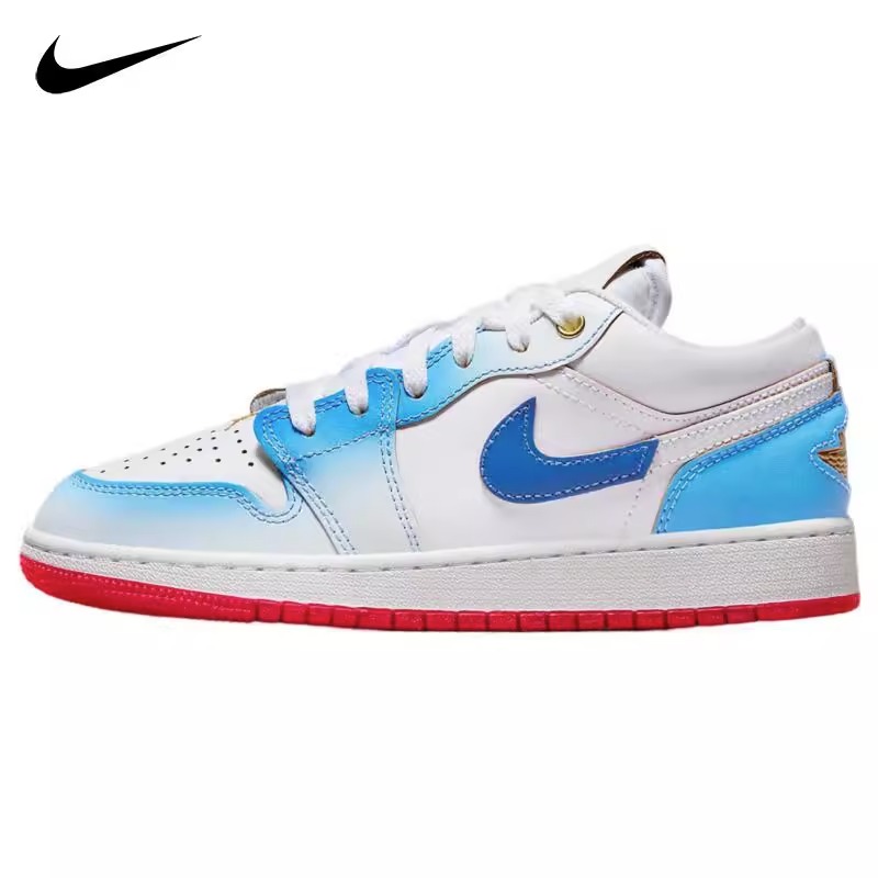 耐克Air Jordan 1 Low AJ1 GS 女大童蓝白复古低帮板鞋FN8895-141 运动鞋new 运动休闲鞋 原图主图