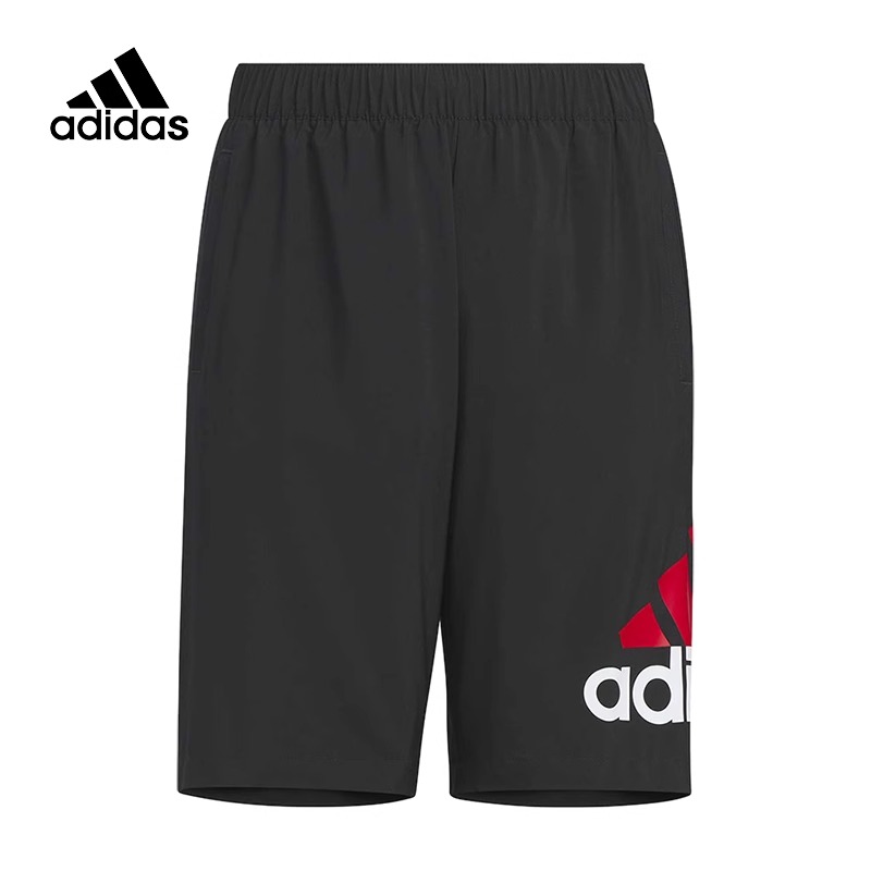 adidas阿迪达斯童装2025夏季新款男中大童速干五分运动短裤IS5187