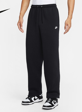 Nike耐克冬男裤Club加绒刺绣Futura标简约休闲针织长裤IF0489-010