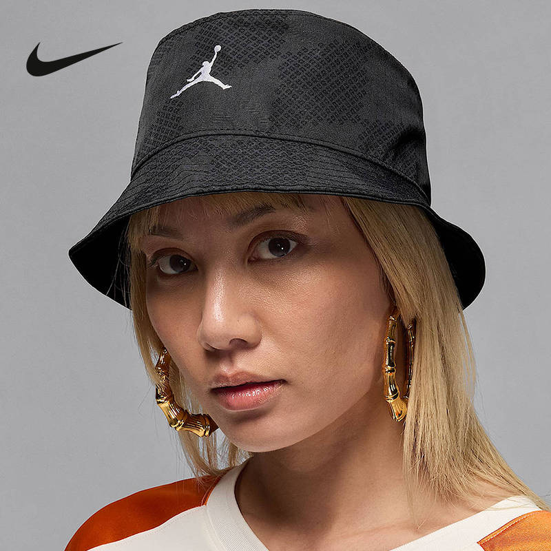 Nike耐克男帽女帽图案渔夫帽JORDAN APEX不易撕裂帽子HJ2448-045