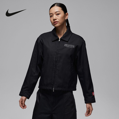 NIKE耐克女子外套2026春新款背部图案防风夹克潮流开衫IF3594-010