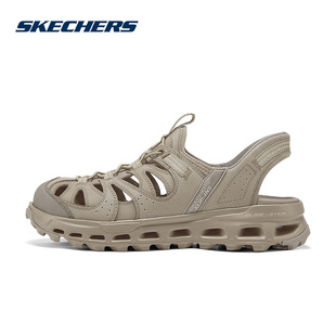 TAN 237473 斯凯奇25夏男一脚蹬溯溪鞋 透气户外徒步运动休闲凉鞋