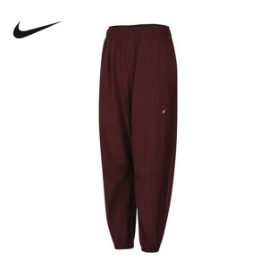 Nike耐克女裤25秋新款宽松透气束脚裤健身训练运动长裤IH8612-652