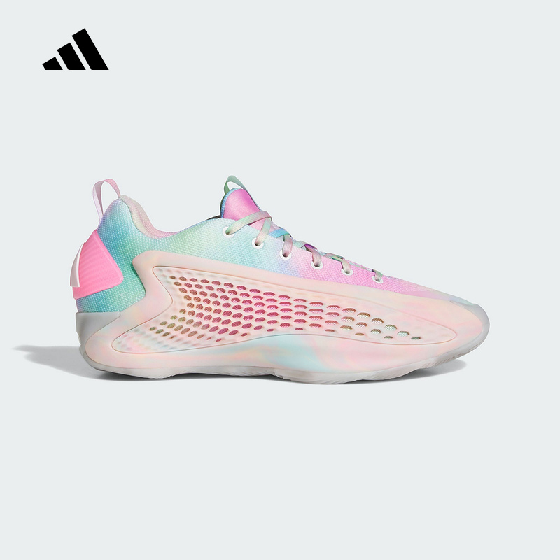 adidas阿迪达斯爱德华兹华子1代实战鞋2025夏男女AE1篮球鞋JR3915