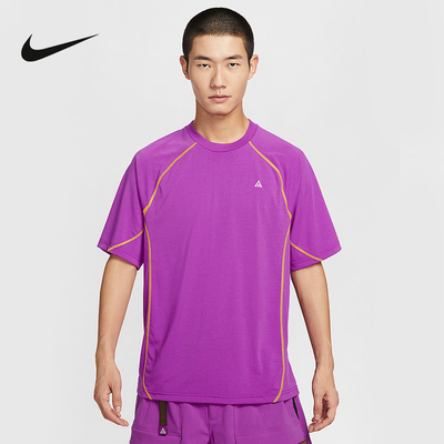 Nike耐克ACG男子夏季新款户外休闲针织透气短袖运动T恤HJ2882-551