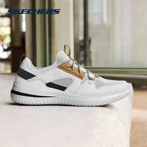 Skechers斯凯奇2026春夏男士休闲鞋舒适透气一脚蹬运动鞋 210797