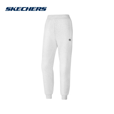 Skechers斯凯奇春女运动健身百搭柔软针织束脚长裤P125W026-0248