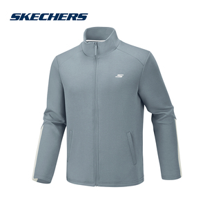 Skechers斯凯奇26春男子休闲运动上衣立领梭织外套 02N6 P126M004