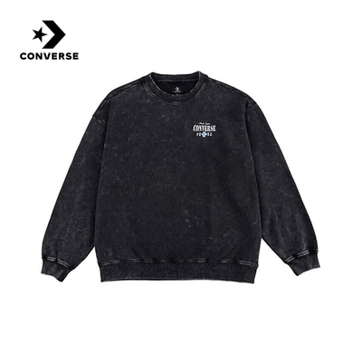 Converse匡威秋冬男女复古做旧水洗卫衣圆领针织套头衫UCJ123-023
