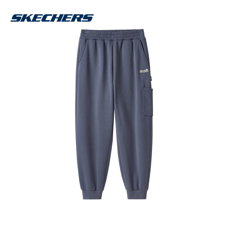 SKECHERS(斯凯奇)2024冬男针织长裤 L324M056-026R