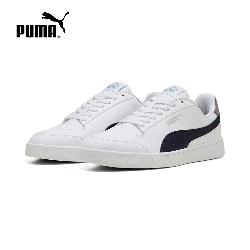 PUMA彪马夏季男女鞋SHUFFLE经典复古百搭透气板鞋小白鞋309668-38