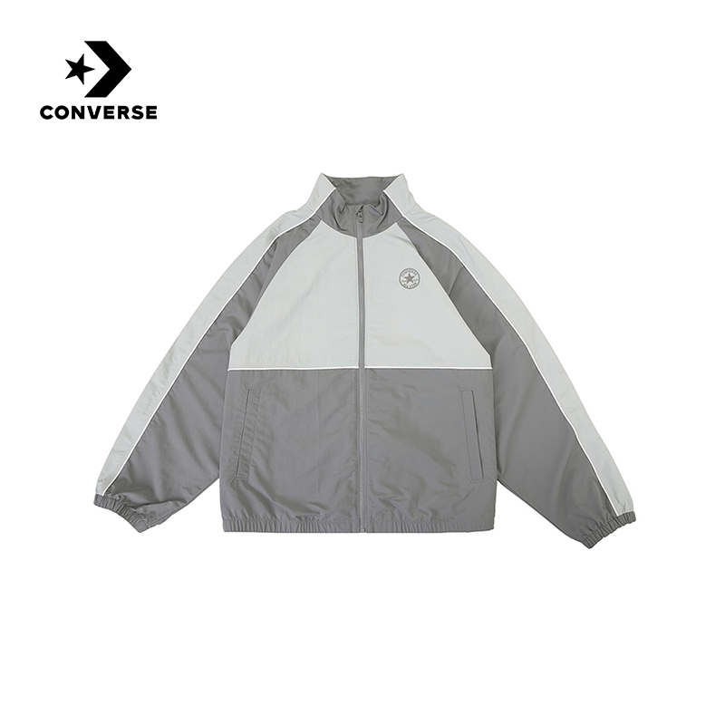 Converse匡威2025秋男撞色拼接插肩袖复古学院风外套 MCH697-GFY
