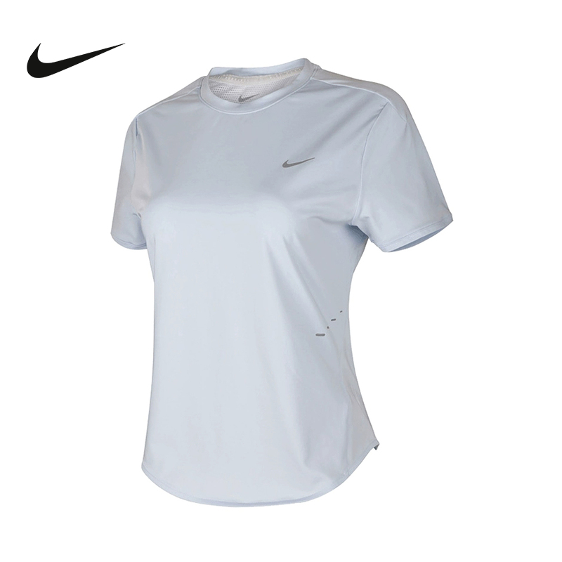 NiKE耐克SWIFT DRI-FIT女子速干短袖跑步上衣T恤夏新款HM9699-423
