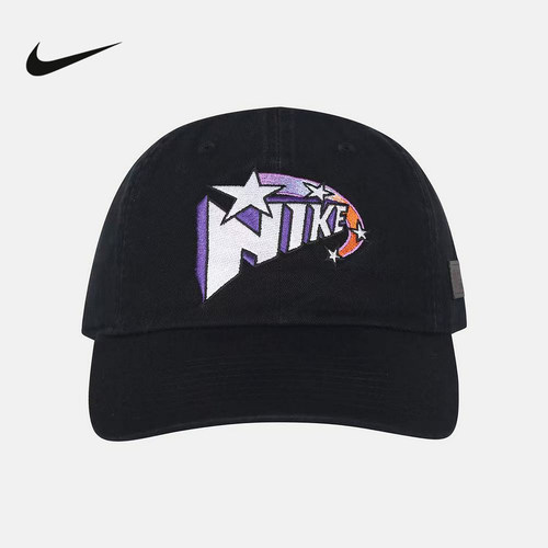 NIKE耐克棒球帽男女帽子2026新款图案运动帽遮阳鸭舌帽IU5512-010