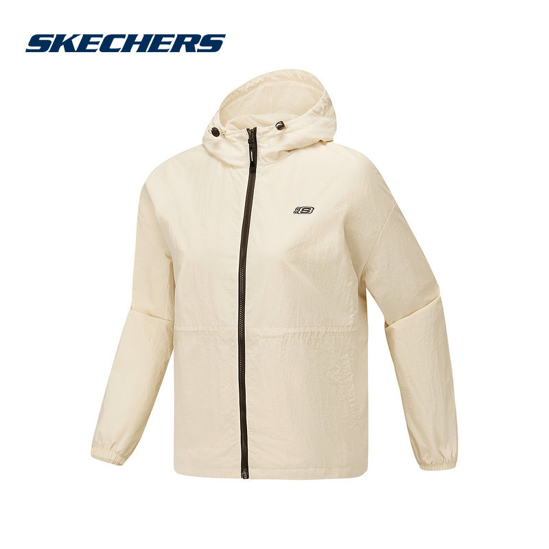 Skechers斯凯奇秋季新款女子夹克运动休闲梭织外套L325W009/001J