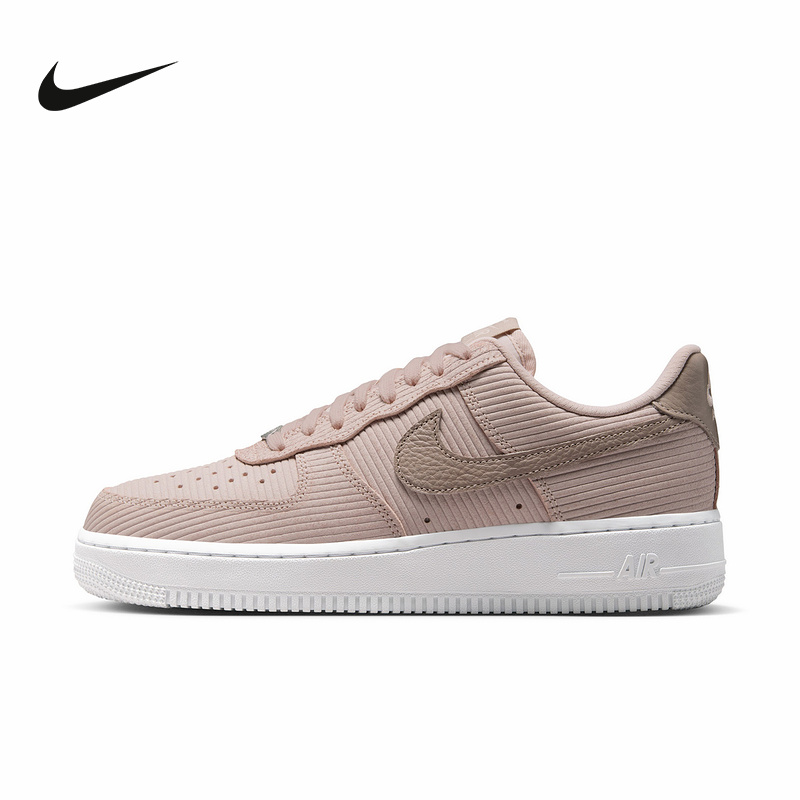 Nike耐克女鞋板鞋粉糯灯芯绒AF1空军一号运动鞋休闲鞋IM6533-602