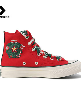 CONVERSE匡威1970s圣诞限定红绿男女鞋CHUCK TAYLOR帆布鞋A12454C