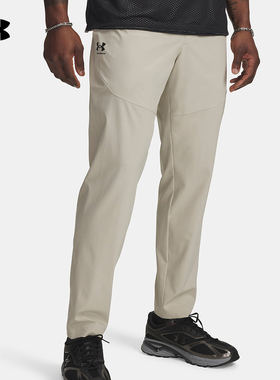 安德玛春夏新款Vibe男裤训练跑步运动裤休闲直筒长裤1386556-289