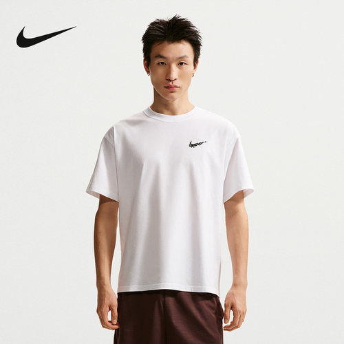 NIKE耐克夏季新款运动跑步上衣圆领休闲半袖透气短袖 II0692-100